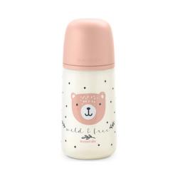 BIBERÓN PRINTS TETINA FISIOLÓGICA SILICONA SX PRO FLUJO MEDIO +3M (270ML)