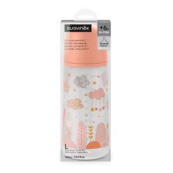 BIBERON PRINTS TETINA FISIOLOGICA SILICONA TALLA L (360ML)