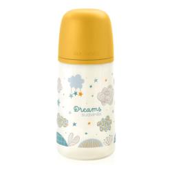 BIBERÓN SILICONA TETINA ANATÓMICA FLUJO MEDIO 0-6M  (270ML)