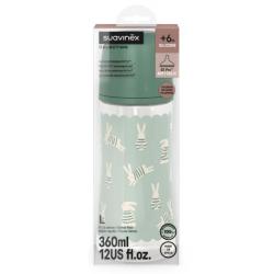 BIBERÓN SX PRO ANTI-COLIC WONDERLAND SILICONA T.L +6M (360ML)