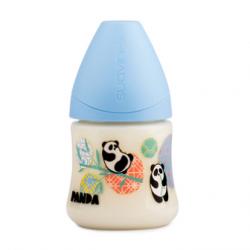 BIBERÓN TETINA ANATÓMICA LÁTEX FLUJO MEDIO 0-6M (150ML)