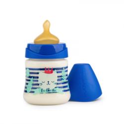 BIBERÓN TETINA ANATÓMICA LÁTEX FLUJO MEDIO 0-6M (150ML)