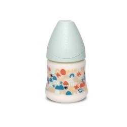 BIBERÓN TETINA ANATÓMICA LÁTEX FLUJO MEDIO 0-6M (150ML)