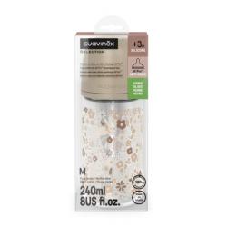 BIBERON VIDRIO SX PRO ANTI-COLIC WONDERLAND SILICONA +3M T.M (240ML) 