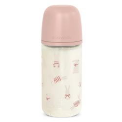 BIBERON VIDRIO SX PRO ANTI-COLIC WONDERLAND SILICONA +3M T.M (240ML) 