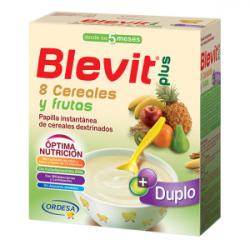 BLEVIT Plus Duplo 8 Cereales y Frutas +5Meses (600g) 