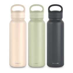 BOTELLA TÉRMICA PARA LÍQUIDOS DE ACERO INOXIDABLE (600ML)