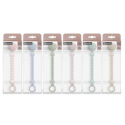 BROCHE BOLITAS COLORES SILICONA ESSENCE (1 UNIDAD)