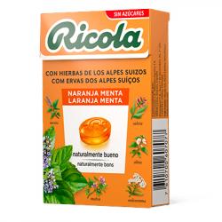 Caramelos sin Azúcar Naranja Menta (50g)