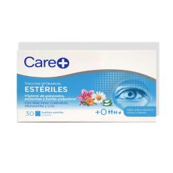 CARE PLUS TOALLITAS OFTALMOLÓGICAS ÉSTERILES (30 UNIDADES)