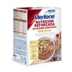 Meritene batidos de chocolate 15 sobres de 30 gramos cada uno, diluir en  200 ml de agua ó leche