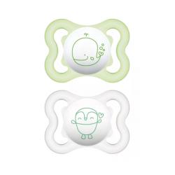 CHUPETE Air silicona 0+MESES VERDE (2UDS)