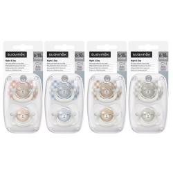 CHUPETE NIGHT & DAY TETINA SX PRO SILICONA 6-18M (2 UNIDADES) 