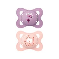 CHUPETE ORIGINAL MATT SILICONA 2-6M ROSA (2 UNIDADES)