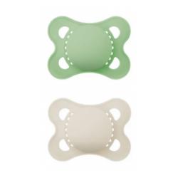 CHUPETE ORIGINAL PURE SILICONA 2-6M COLOR NEUTRO (2 UNIDADES)