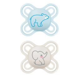 CHUPETE PERFECT START SILICONA SKIN SOFT 0-2M (2 UNIDADES)
