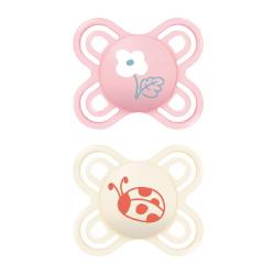 CHUPETE PERFECT START SILICONA SKIN SOFT 0-2M (2 UNIDADES)