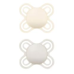 CHUPETE PERFECT START SILICONA SKIN SOFT 0-2M (2 UNIDADES)