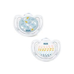 CHUPETE PACIFIER FREESTYLE SILICONA T.0-6M (2UDS)