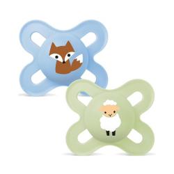 CHUPETE PERFECT START SILICONA SKIN SOFT 0-2M (2 UNIDADES)