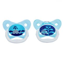 Chupete Prevent Escudo Mariposa Talla 1 (0-6M) 2uds