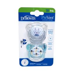 CHUPETE PREVENT ORTHODONTIC 0-6M (2 UNIDADES)