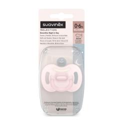 CHUPETE SMOOTHIE NIGHT & DAY FISIOLOGICO SX PRO SILICONA 0-6M (1 UNIDAD)