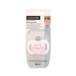 CHUPETE SMOOTHIE NIGHT & DAY TETINA SILICONA SX PRO 6-18M (1 UNIDAD)