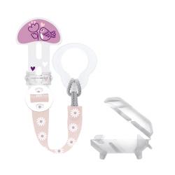 CLIP & COVER BROCHE CHUPETE Y CUBRETETINA ROSA (1 UNIDAD)