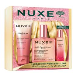 COFRE COLECCION PRODIGIEUX FLORAL ACEITE (100ML) + LE PERFUM (15ML) +GEL DUCHA (100ML)+ BOLSO DORADO REGALO!