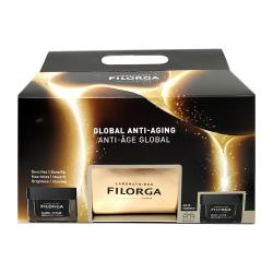 COFRE GLOBAL-ANTI-AGING ADVANCED CREMA (50ML) + GLOBAL-REPAIR OJOS Y LABIOS (15ML) + NECESER DORADO REGALO!