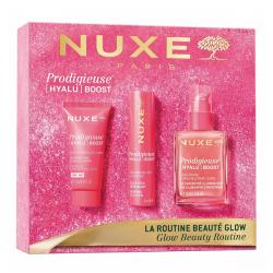 COFRE RUTINA BELLEZA GLOW PRODIGIEUX [HYALU] BOOST + CONCENTRADO ILUMINADOR (30ML) + GEL-CREMA (15ML) +CONTORNO OJOS (8,5G)