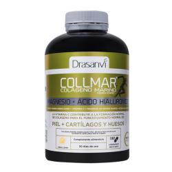 COLLMAR COLÁGENO MARINO MAGNESIO + AC.HIALURÓNICO SABOR LIMÓN  (180 COMP.MASTICABLES)			