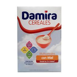 DAMIRA Papilla 8 Cereales con Miel, Sin Alérgenos (600g)