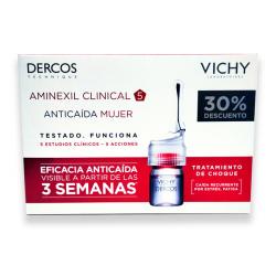 Dercos Aminexil Clinical Intensive 5 Mujer (21 monodosis 6ml)  