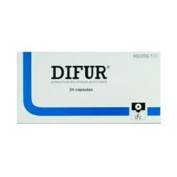 DIFUR 120mg CAPSULAS DURAS 