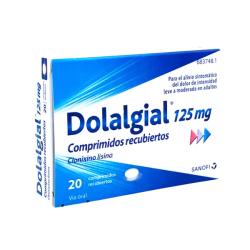 DOLALGIAL CLONIXINO LISINA 125mg COMPRIMIDOS RECUBIERTOS (20 comprimidos)