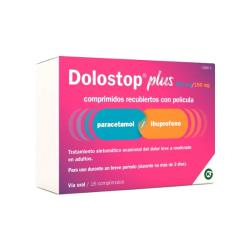 DOLOSTOP PLUS 500MG/150MG COMPRIMIDOS RECUBIERTOS CON PELICULA (16 comprimidos)