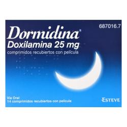 DORMIDINA DOXILAMINA 25mg (14 comprimidos)