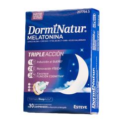 DORMINATUR MELATONINA TRIPLE ACCIÓN (30 COMPRIMIDOS)	