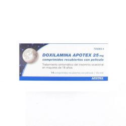 DOXILAMINA AUROVITAS 25MG COMPRIMIDOS RECUBIERTOS CON PELICULA (14 comprimidos)