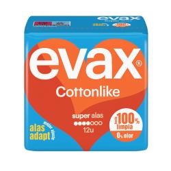 Evax Cottonlike Alas Super (12uds)   