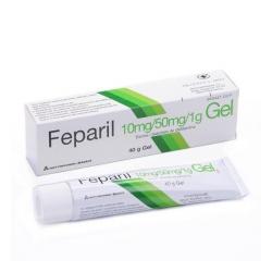 FEPARIL 10mg/g + 50mg/g GEL (40g)