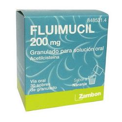 FLUIMUCIL 200mg  SOLUCION ORAL (30 sobres)