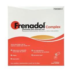 FRENADOL COMPLEX GRANULADO SOLUCIÓN ORAL (18 SOBRES)