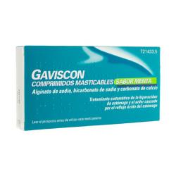 GAVISCON COMPRIMIDOS MASTICABLES SABOR MENTA (24 comprimidos)