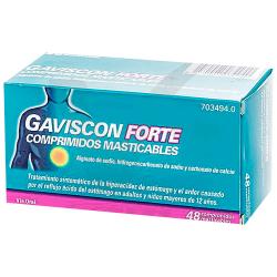 GAVISCON Forte (48comp. Masticables)