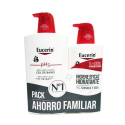 GEL DE BAÑO PIEL SENSIBLE Y SECA (1000ML) + 400ML PACK AHORRO!