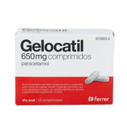 GELOCATIL 650 mg COMPRIMIDOS (12 comprimidos)
