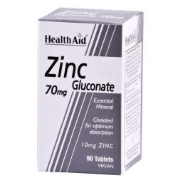Gluconato de Zinc.70mg (90comp)